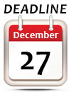 December 27th Deadline
